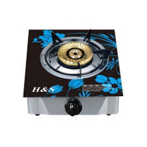 H&S Gas Stove Steel Top Single